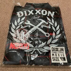 Dixxon “Moxie” Mens L Flannel    NIB   Sold Out!